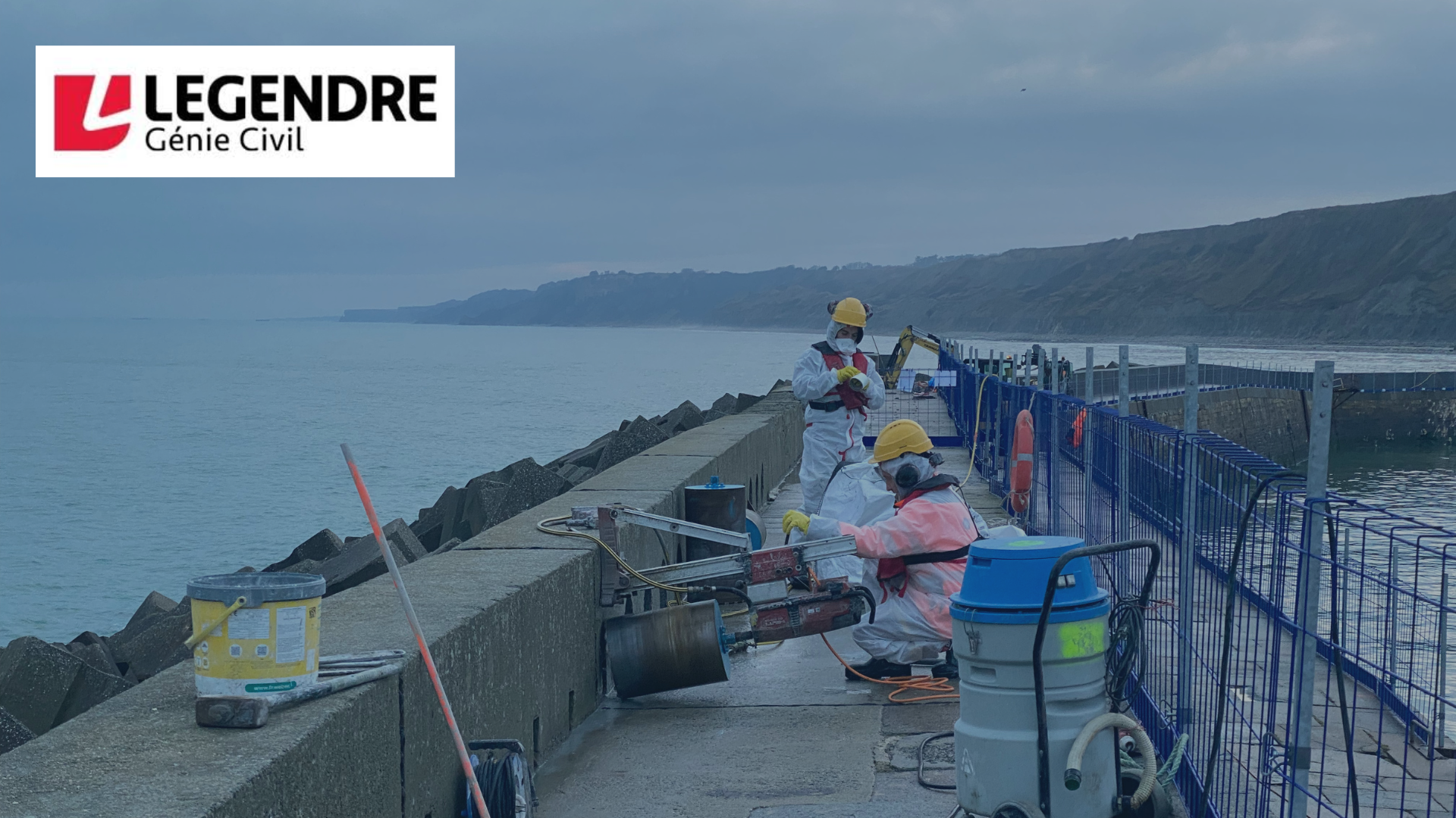 Chantier d'hydrodémolition haute pression - Expertise TSB